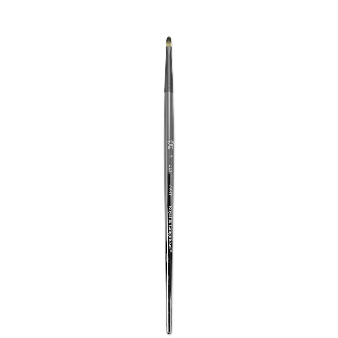 12 Pack: Zen™ Series 93 Short Handle Filbert Brush